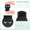 100-Pack Double Hole Cord Lock Toggles, Plastic Spring Fasteners for Drawstring, Clothing, Shoelace view 2
