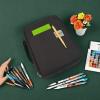Eiyye Portable Colored Pencil Case Large Capacity Zippered Pencil Holder, Holds 166 Pencils & Gel Pens, Pen not included(Black) view 4