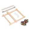 Knitting, Weaving for Adults Blanket Kids Weaving Easy Hand Eye Coordination Wood Weaving Kit Universal Wooden for Kids Beginners Adult view 2