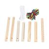 Knitting, Weaving for Adults Blanket Kids Weaving Easy Hand Eye Coordination Wood Weaving Kit Universal Wooden for Kids Beginners Adult view 4