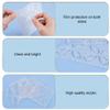 FREEBLOSS 10Pcs Acrylic Sashiko Stencils Acrylic Drawing Line Template for Hand Quilting Sashiko Patterns Templates Embroidery Stencils for Hand Sewing Lovers 4.7 * 4.7inch view 3