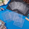 FREEBLOSS 10Pcs Acrylic Sashiko Stencils Acrylic Drawing Line Template for Hand Quilting Sashiko Patterns Templates Embroidery Stencils for Hand Sewing Lovers 4.7 * 4.7inch view 4