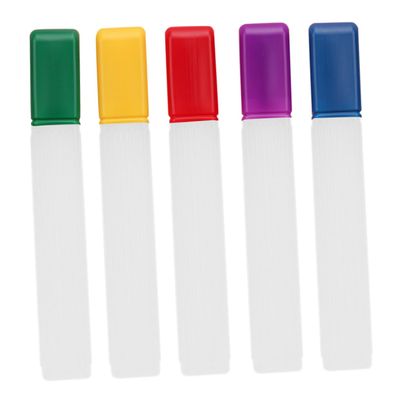 NineTribe Basics 5pcs Needle Storage Box Container Needles Sewing Pin Storage Pins Plug Crotchet Machine Crochet Hook Tube Sewing Needle Tube Needle Storage Tube Sewing Needle Holder Plastic