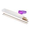 NineTribe Basics 5pcs Needle Storage Box Container Needles Sewing Pin Storage Pins Plug Crotchet Machine Crochet Hook Tube Sewing Needle Tube Needle Storage Tube Sewing Needle Holder Plastic view 2