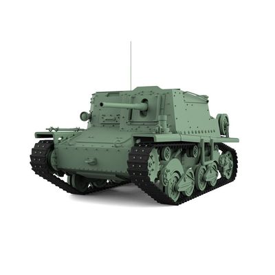 MRY-SFW 1/144 Military Model Italian Fiat-Ansaldo L40 47/32 Self-propelled Artillery Armor Vehicle