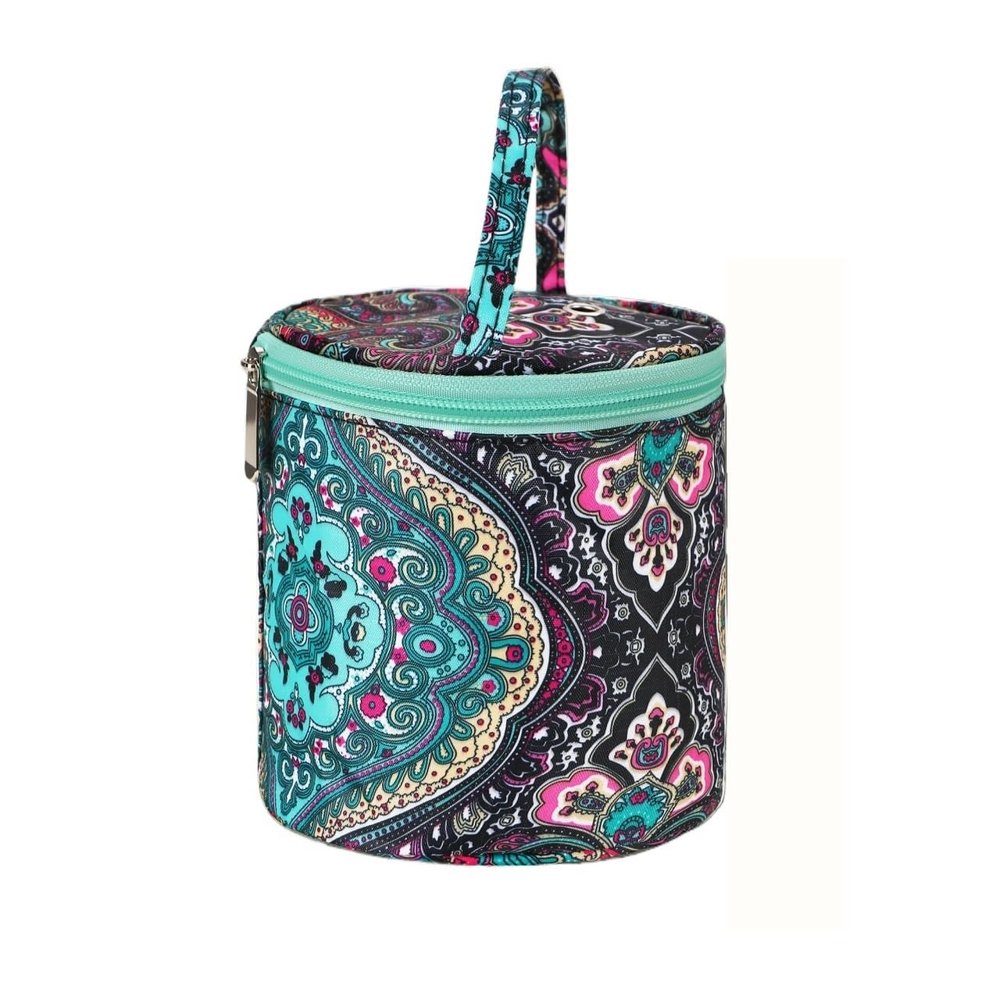 LZM-DIEWLEI Knitting Bag, Yarn Storage Organizer, Large Capacity Crochet Bags for Knitting Needles, Crochet Hooks, Knitting Accessories, Unfinished Project, Skeins Yarn