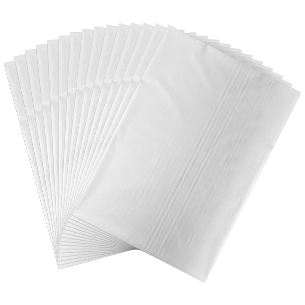 CYFUN DESIGN 50 Pieces Toner Reactive Foil for Laminator, 20x29cm/7.9x11.4inch Foil Paper for Toner Foiling Scrapbooking Craft Projects Card Making, Foil by Laser Printer and Laminator (Silver)