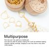 30PCS Stitch Marker Rings, Knitting Stitch Markers Cat Crochet Stitch Markers Cat Ear Stitch Markers Gold Stitch Marker for Jewelry Craft view 2