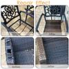 Plastic Rattan Repair Kit 1181 in Wicker Repair Material Fix Kit for Patio Garden Wicker Furniture High Strength Rattan Weaving Material for Basket Making16mm Width(Gray) view 4