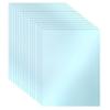 Guakicae 28 Sheets Light Blue Shimmer Cardstock 8.5 x 11 Certificate Paper, 92lb Premium Glossy Invitation Paper Card Stock for Wedding, Crafting, DIY Making Cards, Business Cards, Graduations view 1