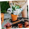 Yardwe Stainless Steel Flower Arrangement Cleaner Rake Cleaner Corrector Tools for Gardeners Ergonomic Grip Durable Design for Cleaning Maintenance of Floral Arrangements view 4