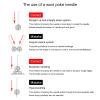 KIIFENG Felting Needle Handle with 3 Felting Needle Embroidery Punching Pen Three Needle Felting Handle Wool Felting Supplies view 3