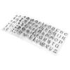 Clear Letter Stamp, Reusable Clear Stamp, Scrapbooking, Craft Decoration, Hand Account, Pack of 8, Ideal for Greeting Cards, Suitable for Craft Enthusiasts view 2