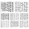 Clear Letter Stamp, Reusable Clear Stamp, Scrapbooking, Craft Decoration, Hand Account, Pack of 8, Ideal for Greeting Cards, Suitable for Craft Enthusiasts view 3