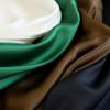 30 Momme 100% Pure Mulberry Silk Fabric Width 44" Charmeuse Fabric by 5 Yards Shiny Silk Fabric for Haute Couture, Evening Gowns, Sewing and CraftsKhaki view 4