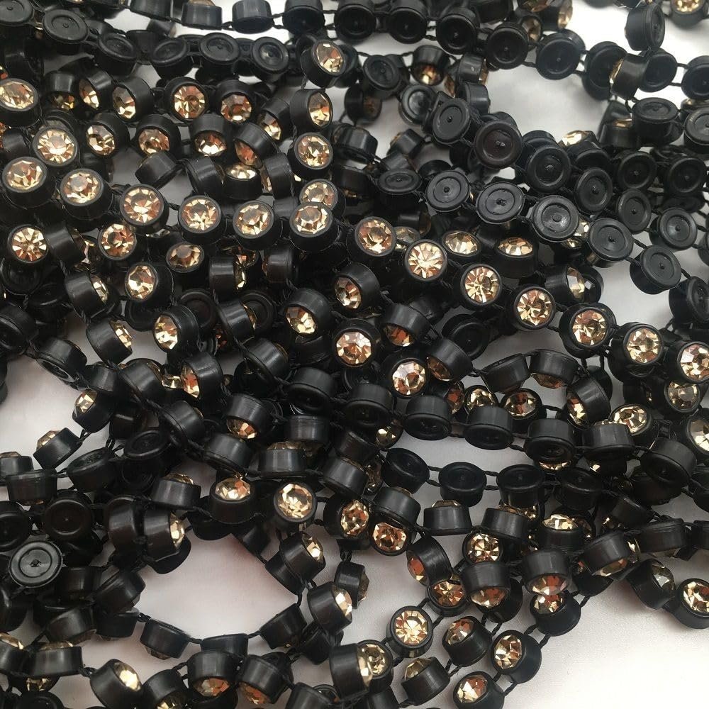 10 Yards SS 20 DIY Accessories Arts Crafts Sewing Crystals Rhinestones Banding For Needlework Trimming Chain - (Color: W 12)