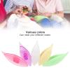 5PCS Tatting Shuttle Sets, Plastic Lightweight Weaving Shuttle DIY Lacemaking Shuttle for Lace DIY Craft Sewing Accessories (12039 Fruit Green, Fruit Yellow, White,) view 2