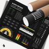 Audio Mixing Horizontal Poster Audio EQ Mixing Cheat Sheet Music Producer Mixing Mastering Board Reference Recording Studio view 4