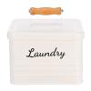 Abizarch Dryer Sheet Holder with Lid Metal Laundry Dryer Sheet Holder Large Capacity Dryer Sheet Container Dispenser Minimalist Dryer Sheet Container Reusable Dryer Sheet Box for Laundry Room ZHAZHAMO view 4