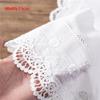01 Yard Flower Hollow 15Cm Wide Cotton Cloth Lace Trim Fabric Clothes Accessories Cuffs Skirt Hem - (Color: White/Size: 01 Yard) view 2
