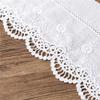 01 Yard Flower Hollow 15Cm Wide Cotton Cloth Lace Trim Fabric Clothes Accessories Cuffs Skirt Hem - (Color: White/Size: 01 Yard) view 3