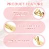 uxcell Blank Pendant Tray, 6 x 8 mm Drop-Shaped Bezel Tray Setting for DIY Crafting and Pendant Jewelry Making, Gold view 3
