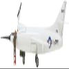 Douglas D-558-2 Skyrocket United States Navy (USN) with Swivel Stand 1/54 Scale Model Kit 1/54 Scale Model Kit view 1