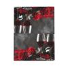 Blank Cards and Envelopes, red rose and wine romantic lovers decor, Blank Greeting Cards, Blank Cards for All Occasion - White view 3