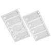 Anneome 2pcs Diy Silicone Name Plate Charm Pendant Mold Epoxy Casting Mold Craft Supplies view 1