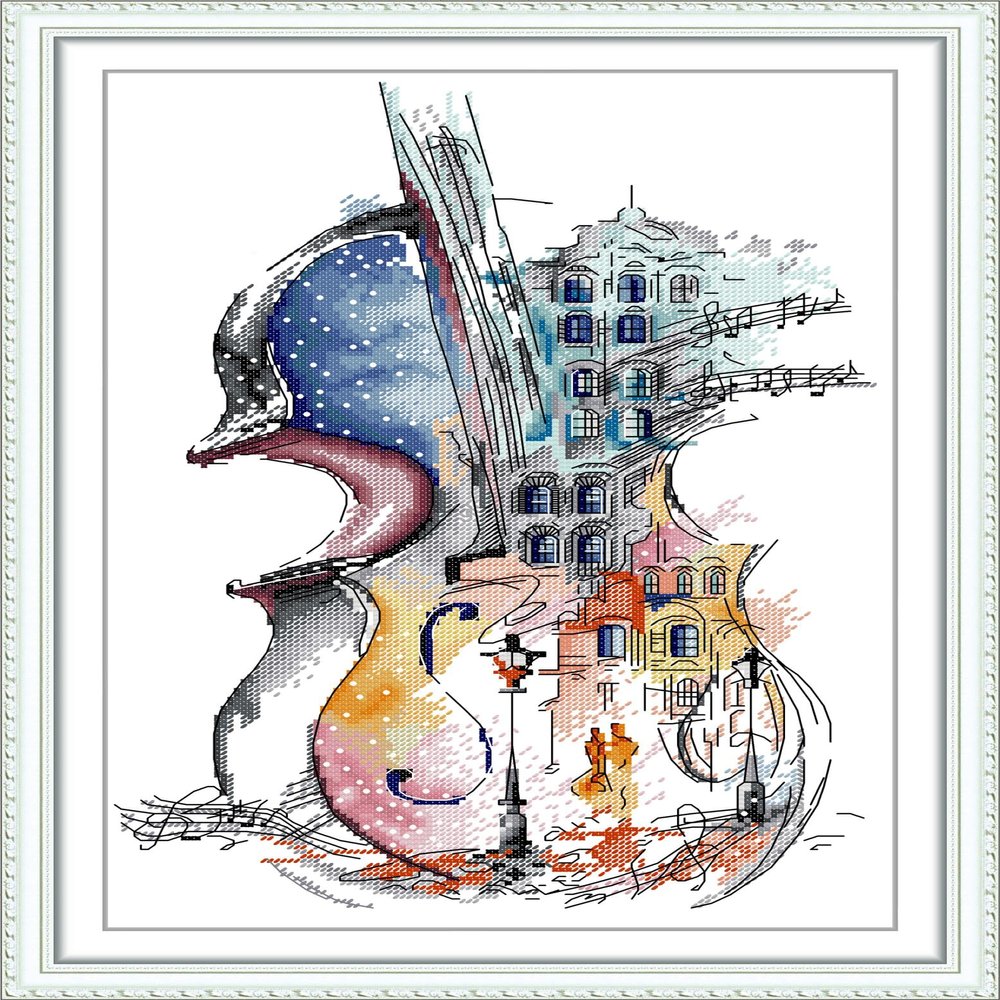 CaptainCrafts Cross Stitch Kits for Adults Counted Needlework Home Decor