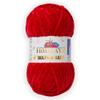 1 Skein/Pack Himalaya Dolphin Baby Chenille Yarn, Each Ball 100 gr (3.5 oz), 120 m (132 Yards), 100% Polyester, Super Bulky Baby Blanket Velvet Amigurumi Yarn, 80352 - Crimson view 1