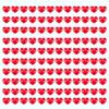 FAZHBARY 120 PCS Red Heart Resin Flatback Plastic Mini Resin Heart Bulk Heart Shape Charms Resin Embellishments for Crafts Accessories view 4