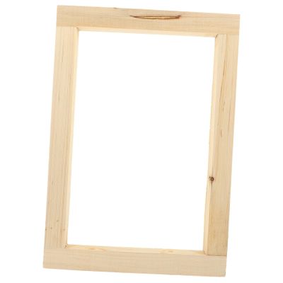 JEWEDECO Screen Printing Frame Practical DIY Mesh Frame for Beginners Shirts Canvas Bags and More