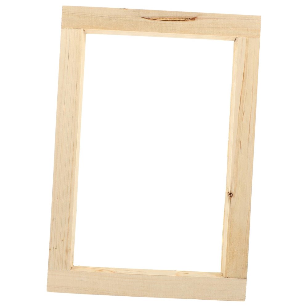 JEWEDECO Screen Printing Frame Practical DIY Mesh Frame for Beginners Shirts Canvas Bags and More