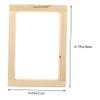 JEWEDECO Screen Printing Frame Practical DIY Mesh Frame for Beginners Shirts Canvas Bags and More view 2