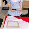 JEWEDECO Screen Printing Frame Practical DIY Mesh Frame for Beginners Shirts Canvas Bags and More view 4