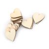 100 PCS Wooden Hearts Different Sizes Smooth Finish Scrapbook Cards Art Crafts Wood Heart Shape Embellishment for Weddings Plaques with Fine Polishing Color (40mm) view 3