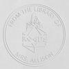 Custom Book Plate Embossing Seal for RPG Gamers | Hybrid Figurine of Wondrous Power Design | Personalized Ex Libris Book Embosser | Custom-Made Bookplate Maker Seal for Character Sheets view 4