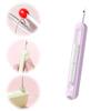 2 in 1 Needle Threader Seam Ripper, Stretchable Seam Rippers for Sewing, Thread Remover Tool for Hand Sewing, Knitting, Cross Stitch, Embroidery and Thread Removal (Purple) view 1