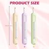 2 in 1 Needle Threader Seam Ripper, Stretchable Seam Rippers for Sewing, Thread Remover Tool for Hand Sewing, Knitting, Cross Stitch, Embroidery and Thread Removal (Purple) view 3