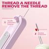 2 in 1 Needle Threader Seam Ripper, Stretchable Seam Rippers for Sewing, Thread Remover Tool for Hand Sewing, Knitting, Cross Stitch, Embroidery and Thread Removal (Purple) view 4