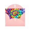 Blank Cards and Envelopes, Tie Dye Rainbow, Blank Greeting Cards, Blank Cards for All Occasion - Pink view 1