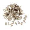 100PCS Unfinished Wooden Numbers, No Burr Portable Arabic Number 0 to 9 Clock Numbers for Home Art Clock DIY Decoration view 1