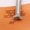 Leather Stamp Tools Stamping Working leathercraft Carving Leather Craft Working: Basket Stamp Rhombus X154 (X154-3) view 1