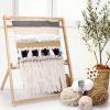 MTTXY Large Weaving Loom - 64 x 49cm Multi-Craft Extra Large Lap Frame Looms Weaving Kit DIY Weave Loom Set, Adjustable Hand Weaving Knitting Loom Kits for Adults Beginners view 3