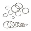 100pcs 6-20mm Stainless Steel Open Double Jump Rings for Jewelry Making Keychain Double Split Rings-Silver||10mm view 1