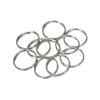 100pcs 6-20mm Stainless Steel Open Double Jump Rings for Jewelry Making Keychain Double Split Rings-Silver||10mm view 4