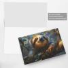 Blank Cards and Envelopes, Cute Sloth, Blank Greeting Cards, Blank Cards for All Occasion - Pink view 4