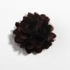 20Pcs 5CM 2" Fashion Boutique Lace Chiffon Fabric Flower Mesh Flowers for Craft Project, Wedding Decorations, Dress and Shoe Embellishments (20Pcs Red & Black) view 2