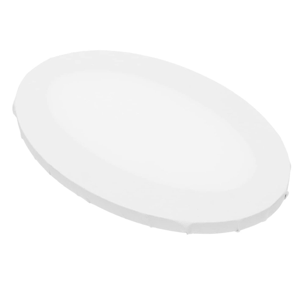 2PCS Irregular Oil Painting Creative Acrylic Drawing Boards for Student Artists Oval Style White Canvas Art Board
